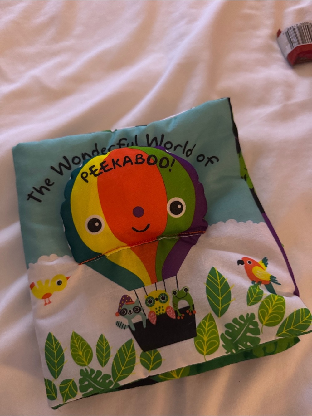 Peekaboo Hot Air Balloon Baby Cloth Book - Multicolor